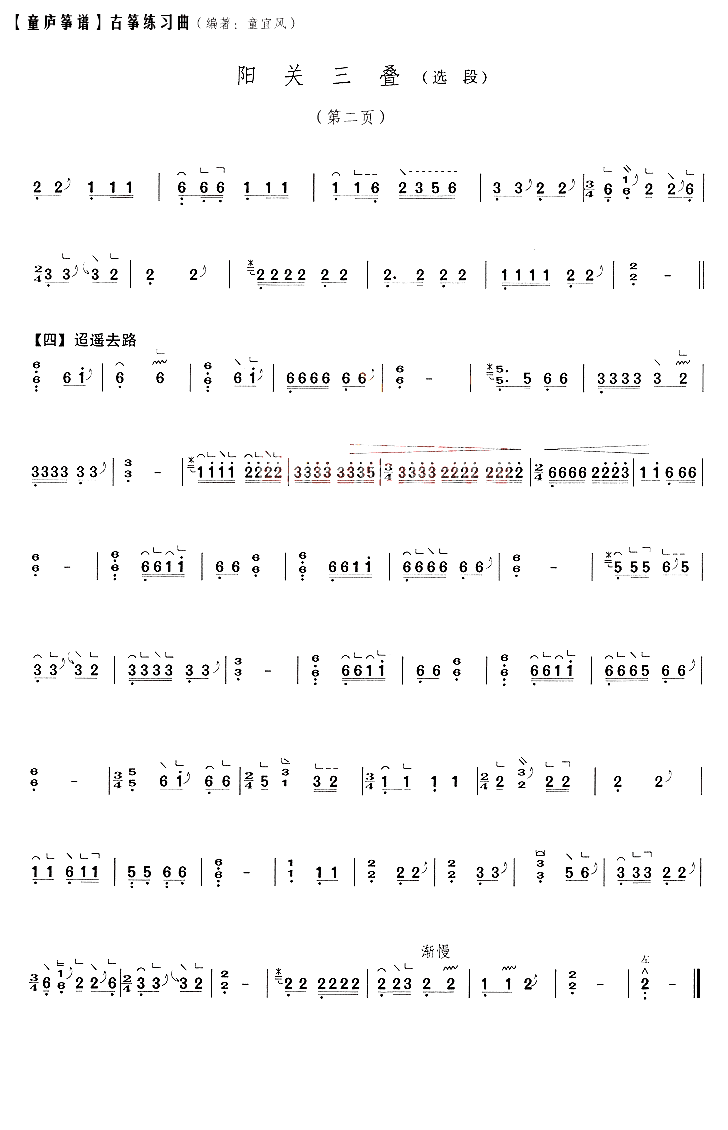 阳关三简谱_腰阳关的准确位置图片